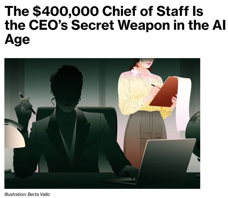 The $400,000 Chief of Staff Is the CEO's Secret Weapon in the AI Age